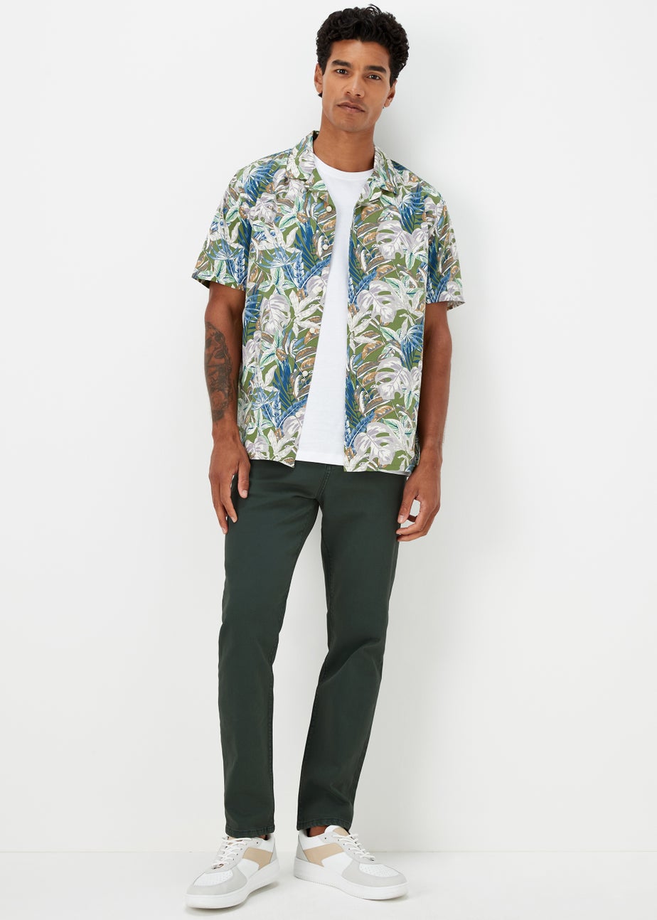 Green Slim Fit Jeans