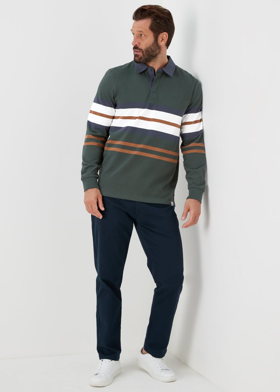 Lincoln Khaki Rugby Shirt