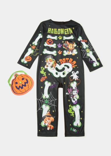 Kids Multicoloured Paw Patrol Skeleton Fancy Dress Costume (9mths-5yrs)