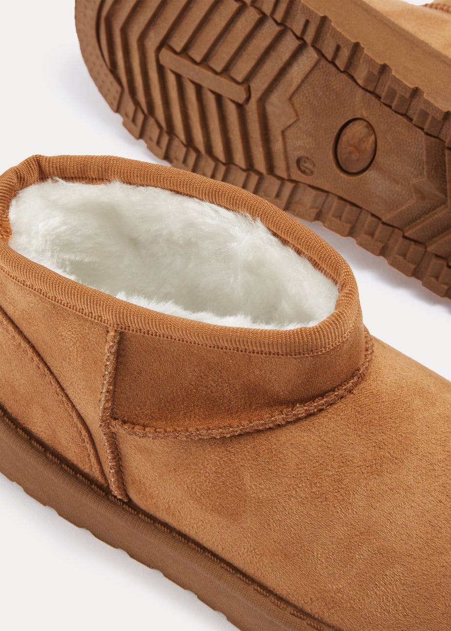 Kids Tan Snug Boots (Younger 13-Older 5)