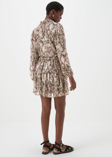 Black Snake Print Shirt