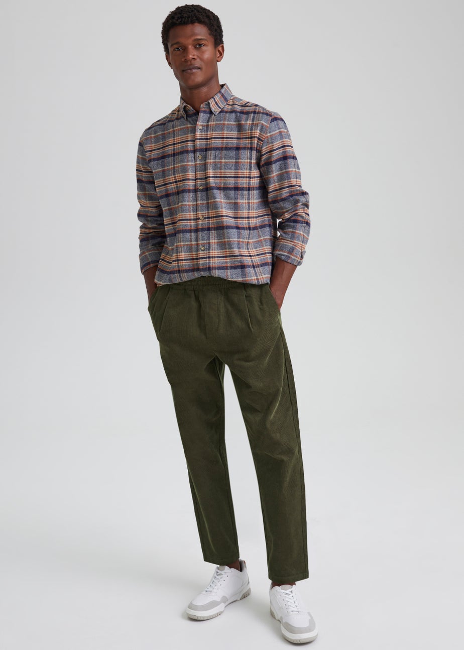 Khaki Cord Trousers