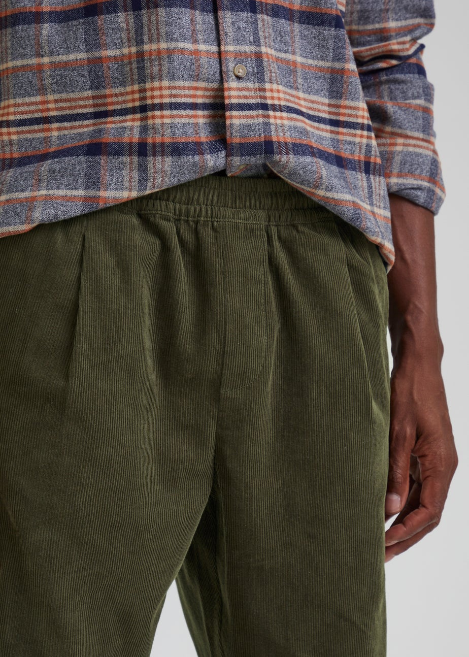 Khaki Cord Trousers