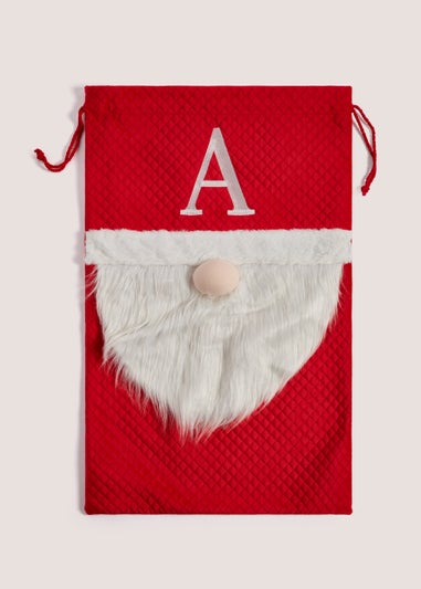 Red Christmas Gonk Alphabet Sack (48.5cm x 73cm)