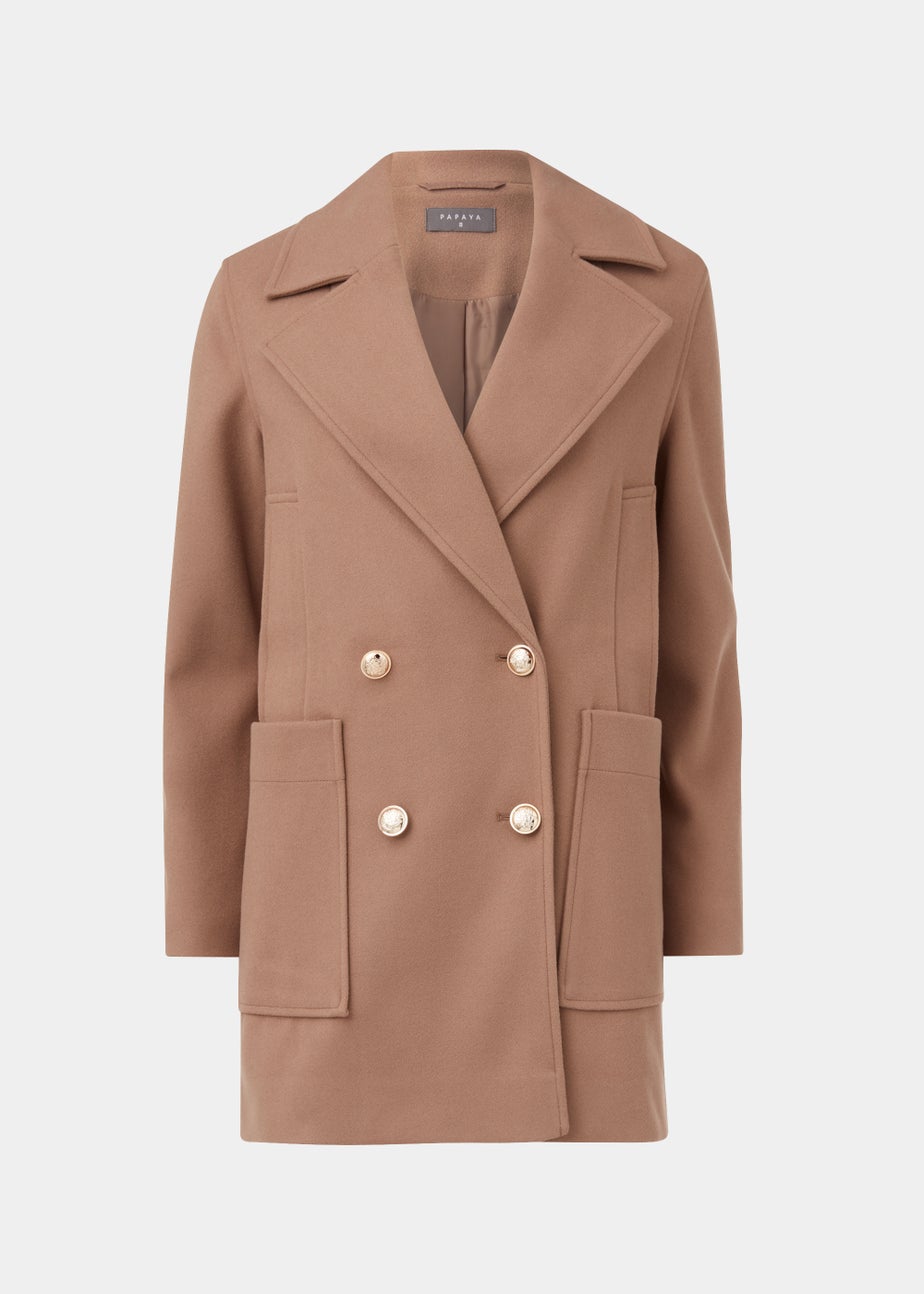 Mocha Pea Coat