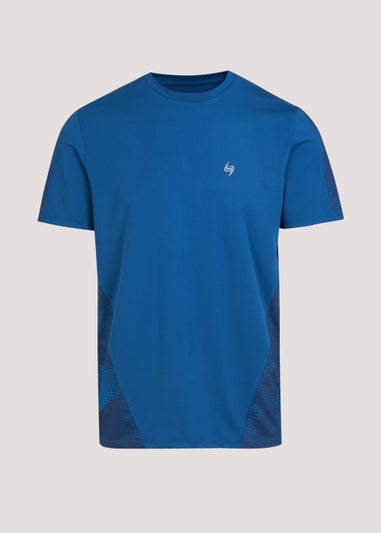 Souluxe Blue Sports T-Shirt