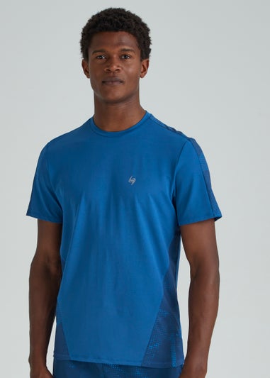 Souluxe Blue Sports T-Shirt