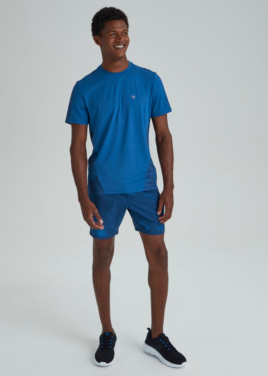 Souluxe Blue Sports T-Shirt