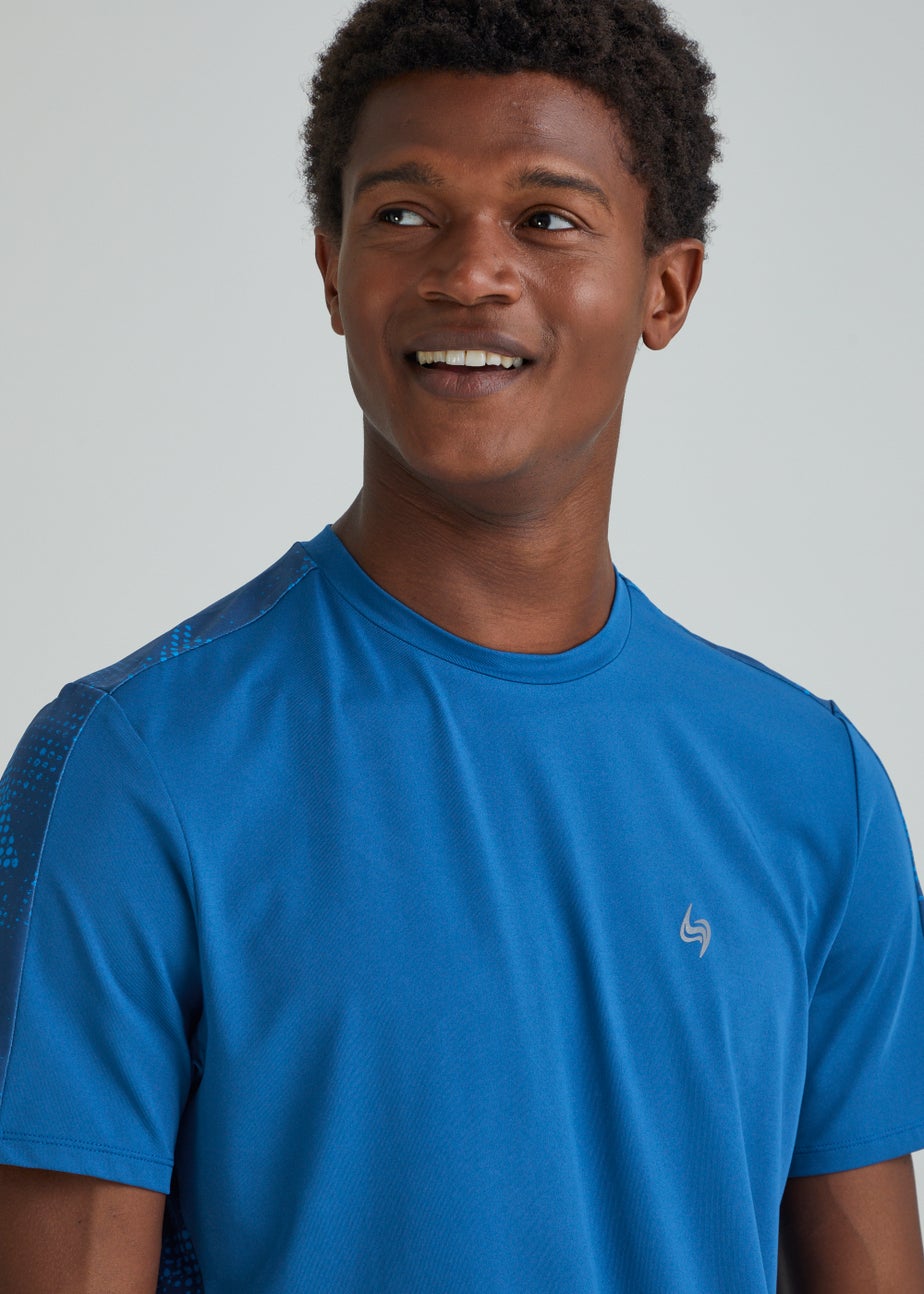 Souluxe Blue Sports T-Shirt