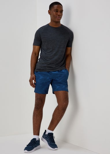 Souluxe Navy Sports Shorts
