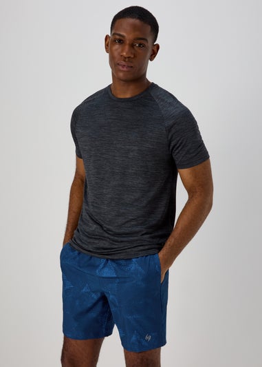 Souluxe Navy Sports Shorts