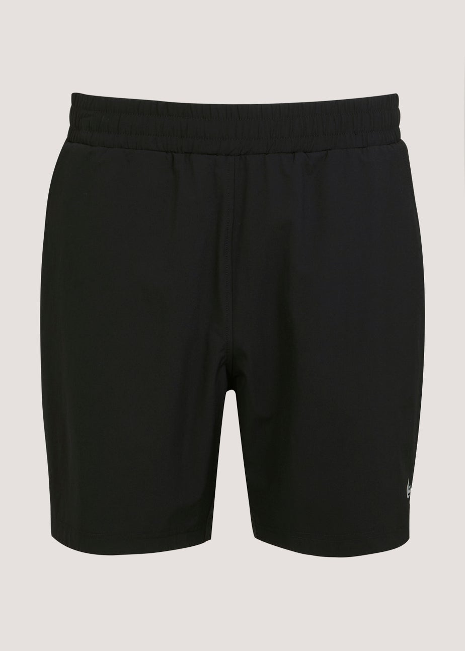 Souluxe Black Woven Sports Shorts