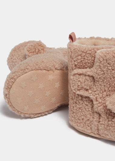 Brown Borg Soft Sole Baby Boots (Newborn-18mths)