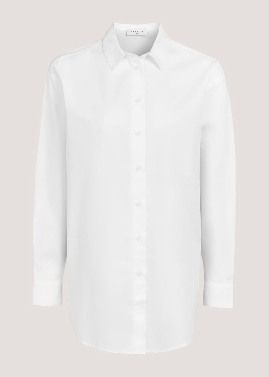 White Poplin Shirt