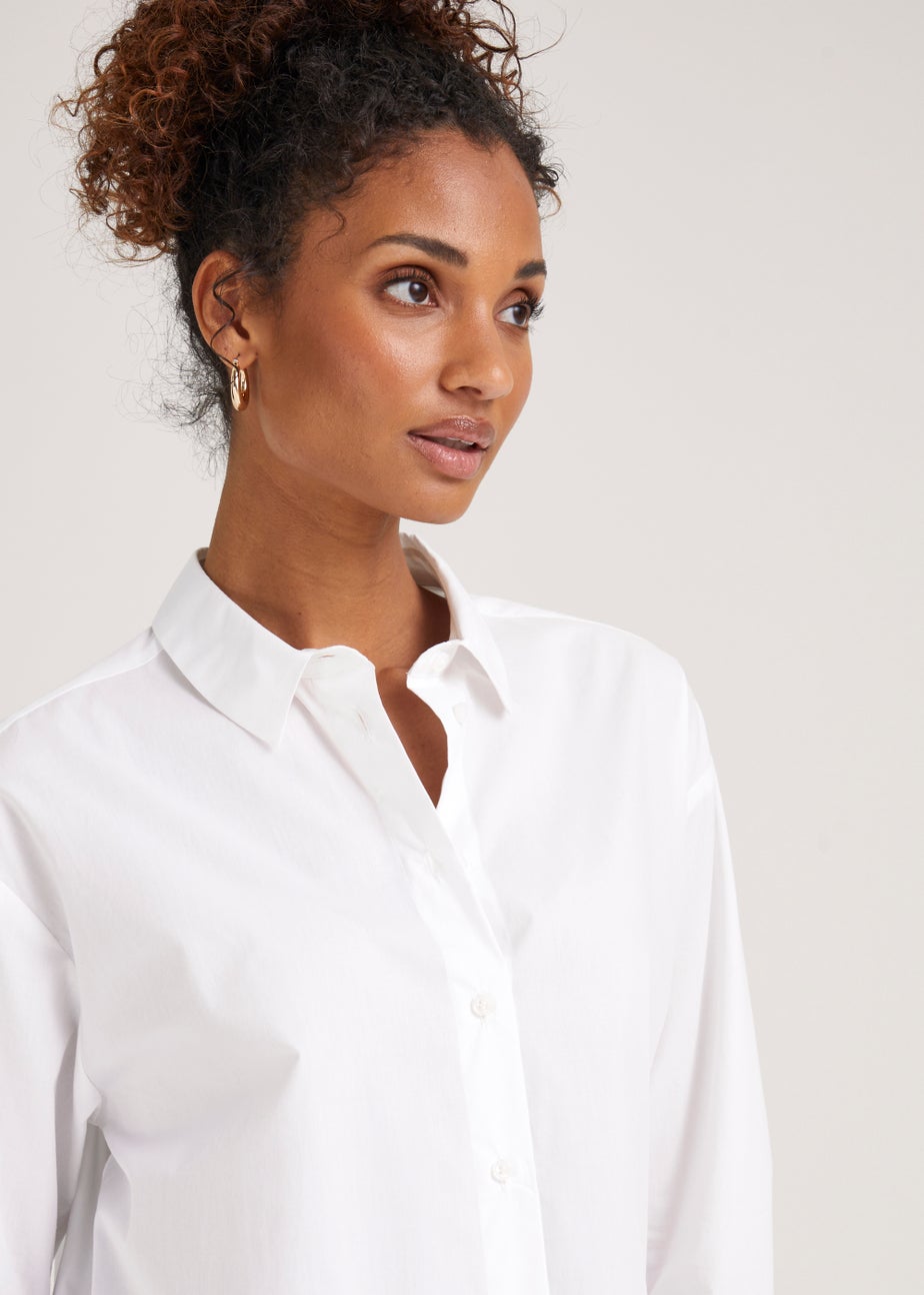 White Poplin Shirt