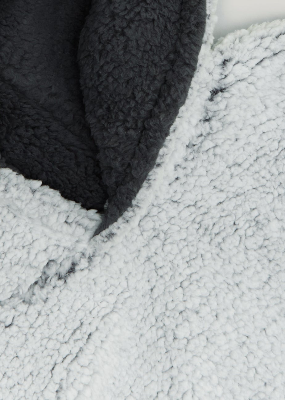 Boys Charcoal Borg Snuggle Hoodie (4-13yrs)