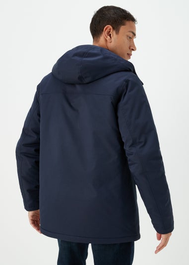 Navy Hybrid Parka Jacket