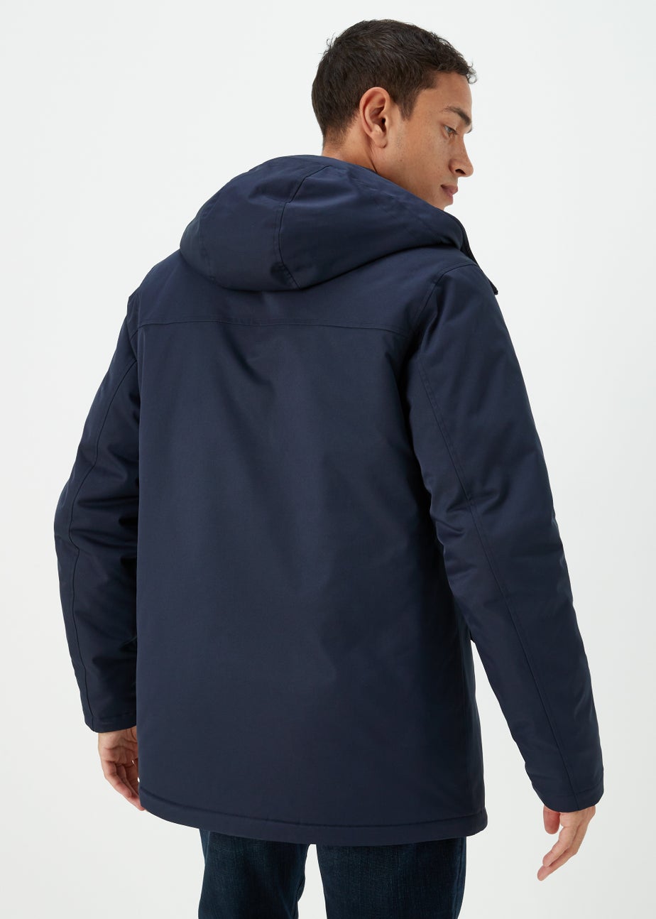Navy Hybrid Parka Jacket