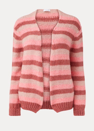Multicoloured Stripe Lofty Cardigan