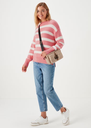 Coral Stripe Jumper