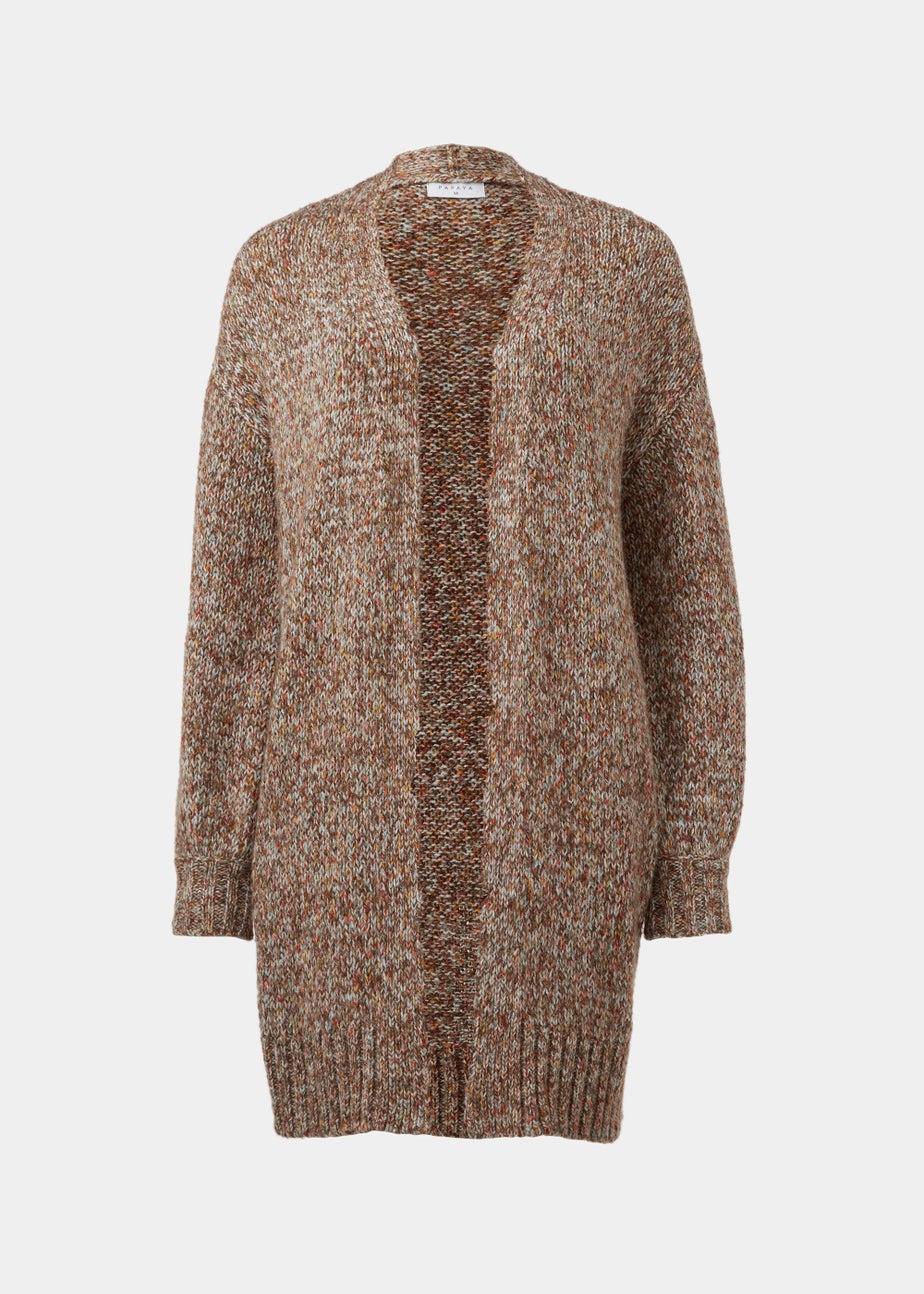 Brown Longline Cardigan