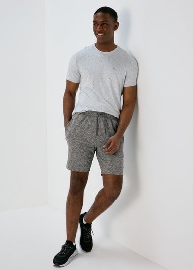 Souluxe Grey Sports Shorts