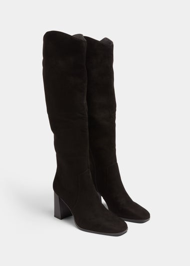 Et Vous Black Knee High Boots