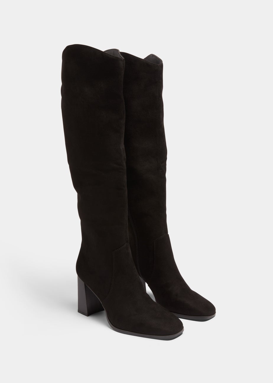 Et Vous Black Knee High Boots
