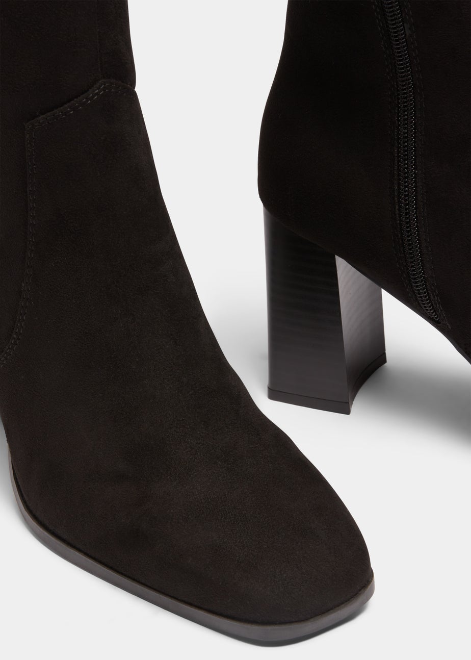 Et Vous Black Knee High Boots