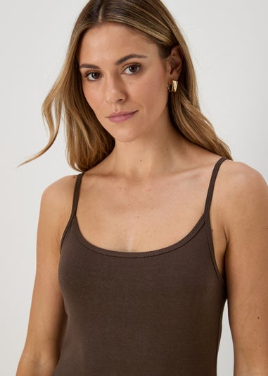 Brown Essential Cami Top