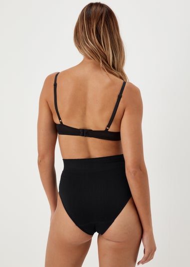 2 Pack Seamless Control Ribbed Full Knickers