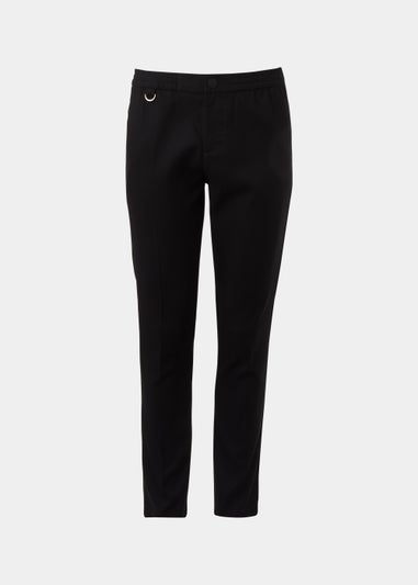 Black Smart Stretch Trousers