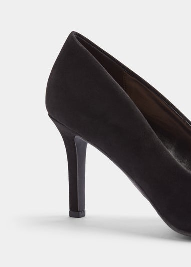 Et Vous Black Pointed Court Heels