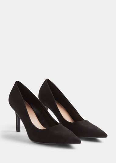 Et Vous Black Pointed Court Heels