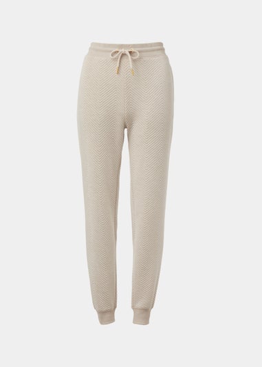 Oatmeal Quilted Joggers
