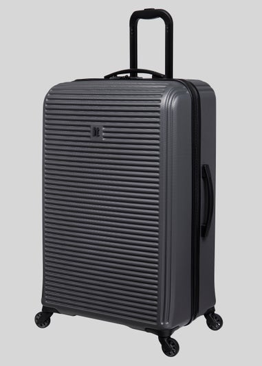 IT Luggage Grey Hard Shell Suitcase