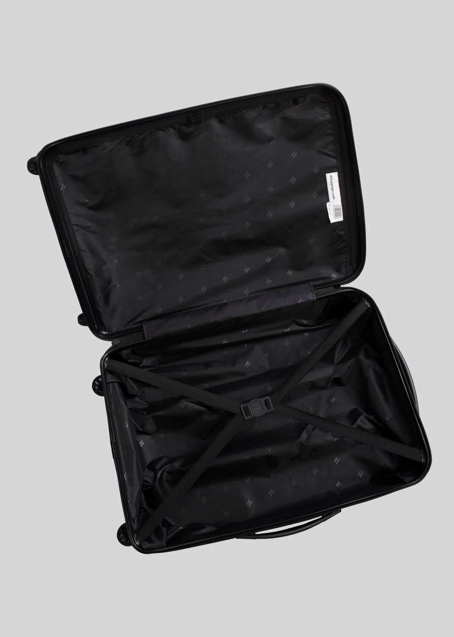 IT Luggage Grey Hard Shell Suitcase