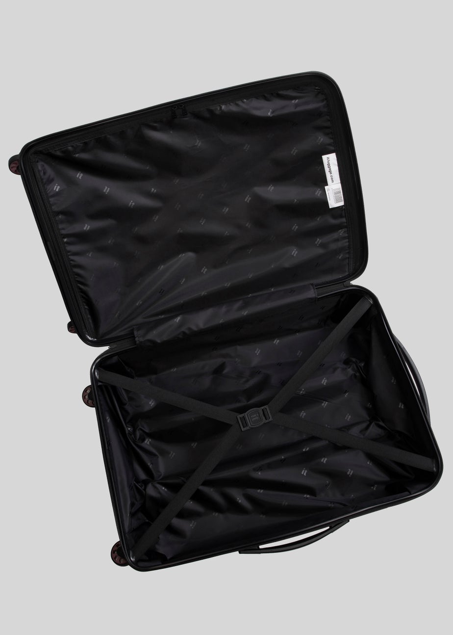 IT Luggage Purple Hard Shell Suitcase