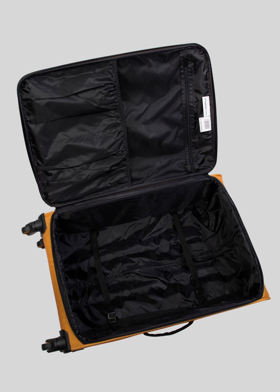 IT Luggage Yellow Soft Shell Suitcase