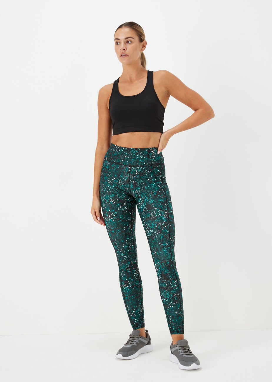 Souluxe Black Speckle Sports Leggings