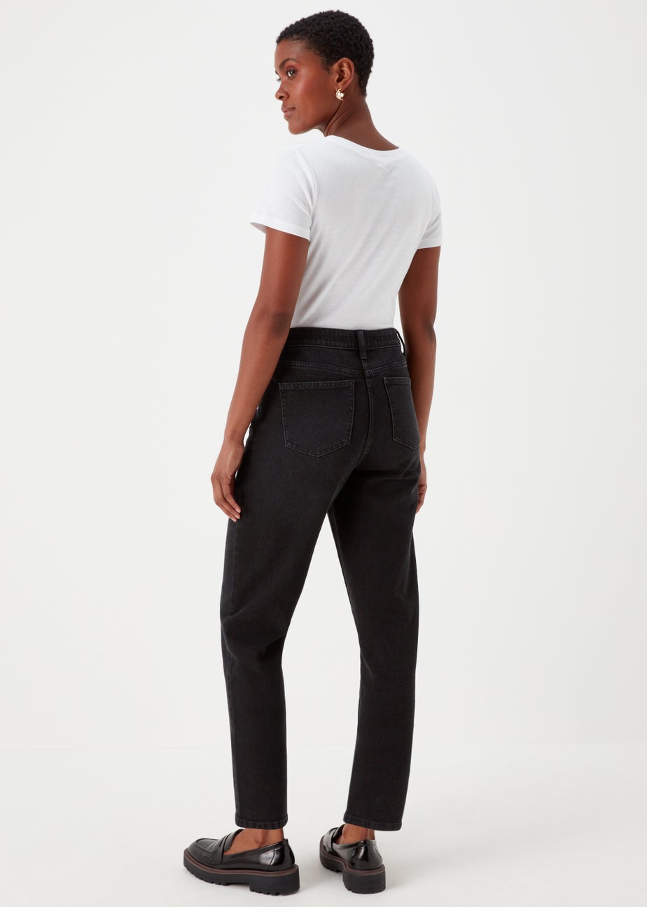 Ava Black Mom Jeans