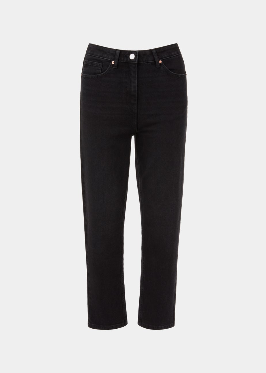 Ava Black Mom Jeans