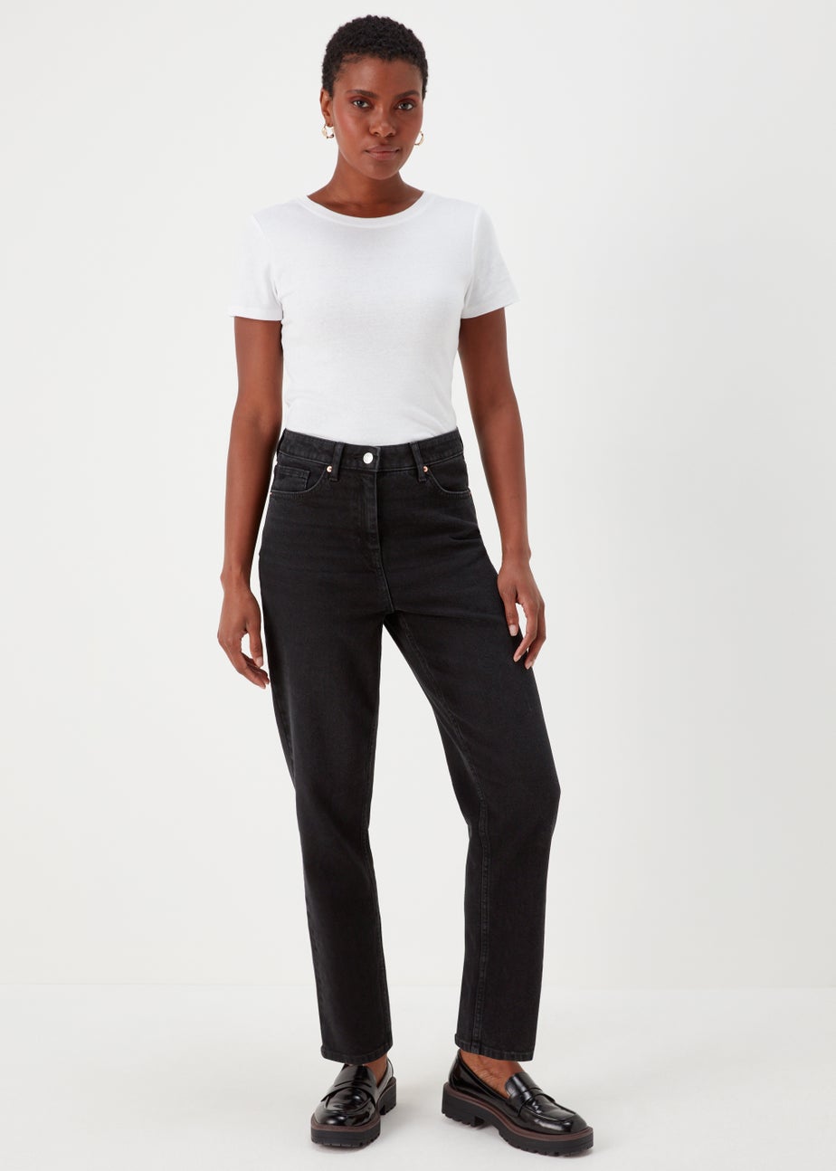 Ava Black Mom Jeans