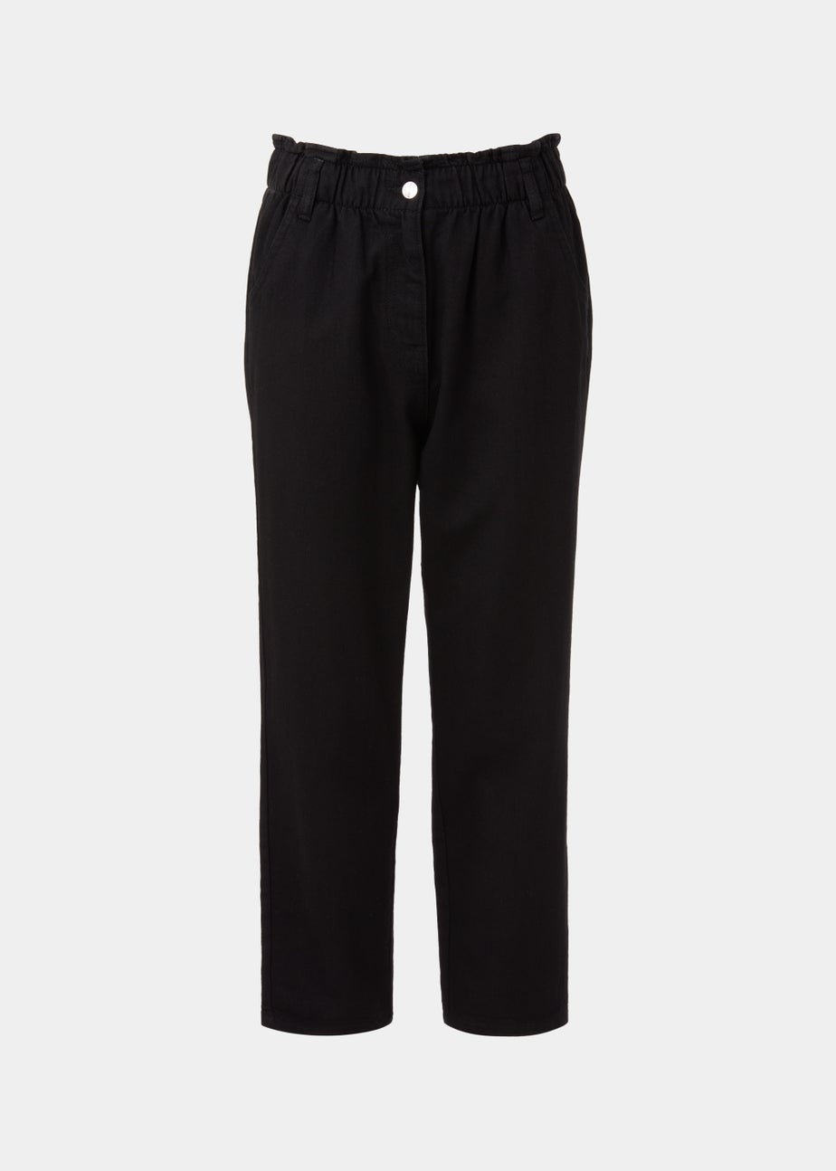 Black Paperbag Jeans