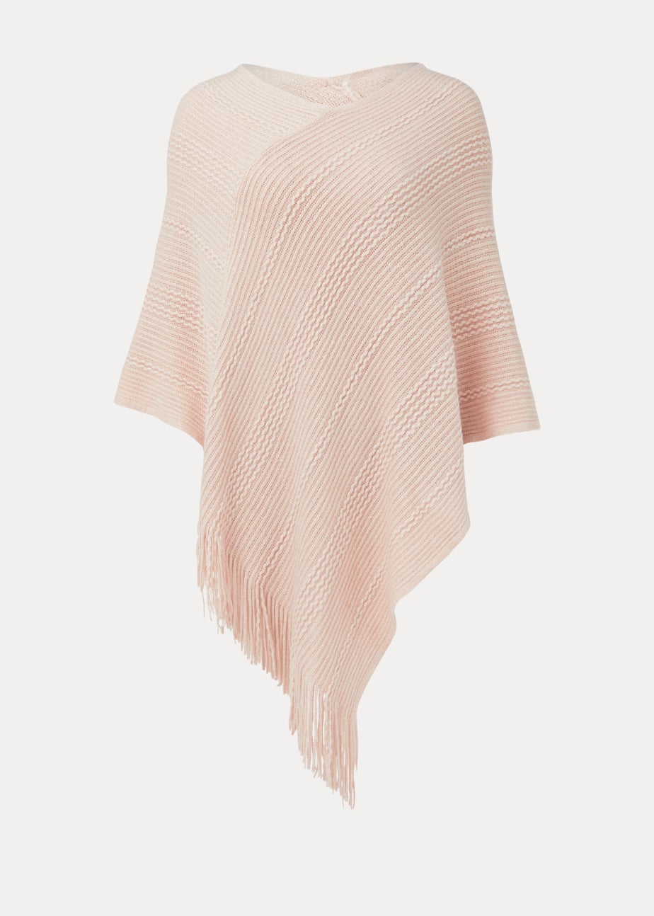 Pink Metallic Poncho