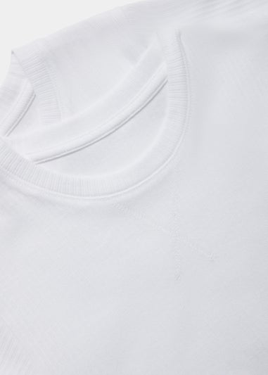 Kids 2 Pack White Thermal T-Shirts (2-13yrs)