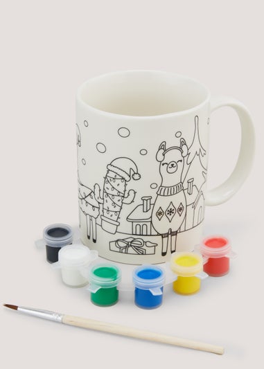 Kids Paint Your Own Christmas Mug