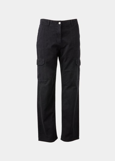 Black Cargo Trousers