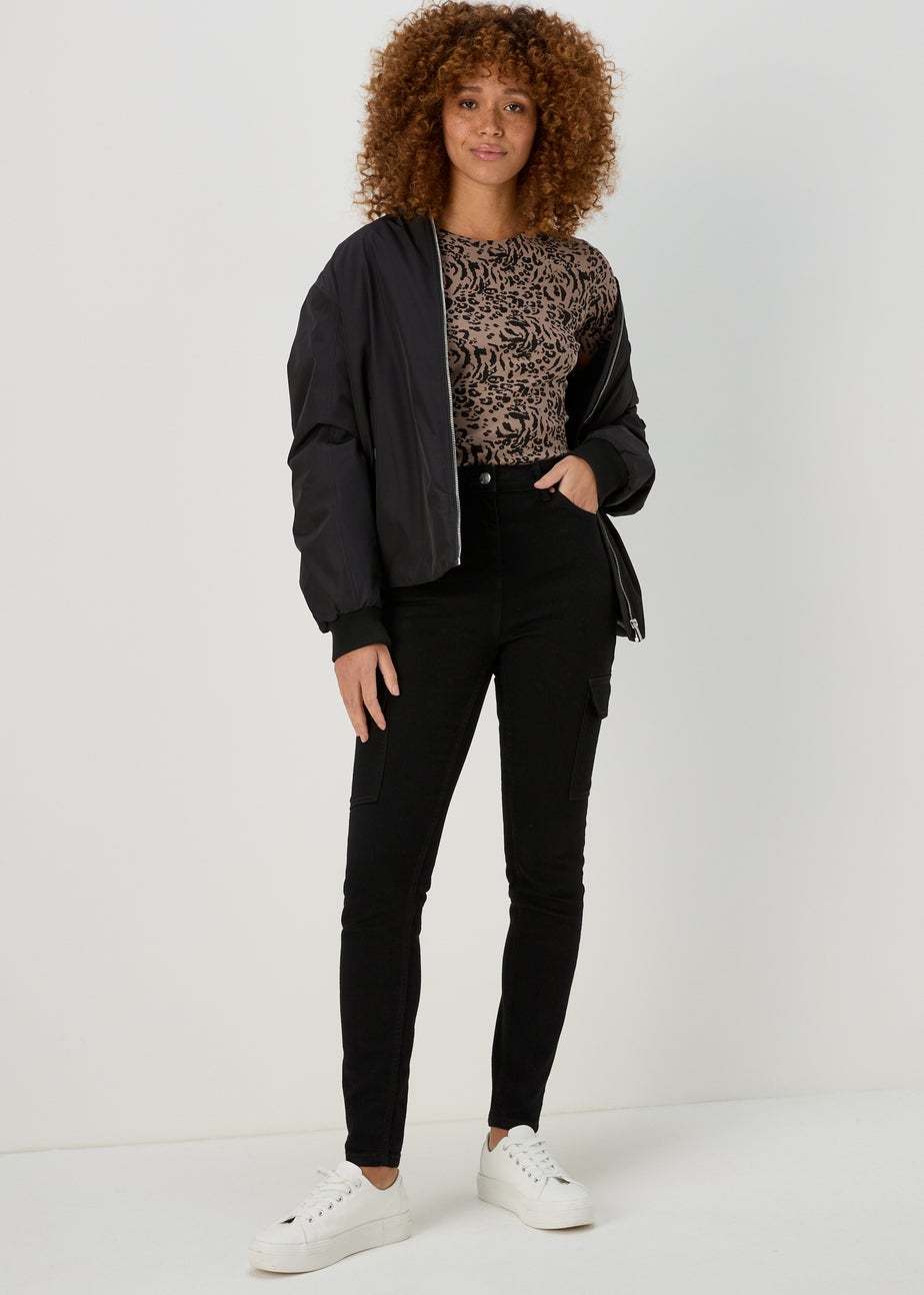 Brown Animal Print T-Shirt