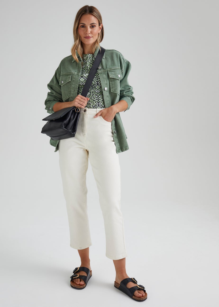 Green Aztec Print T-Shirt